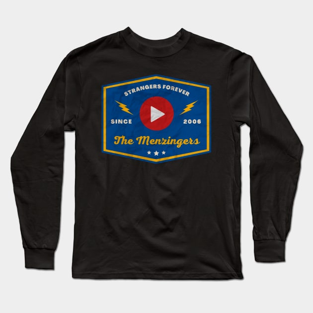 The Menzingers // Play Button Long Sleeve T-Shirt by Blue betta